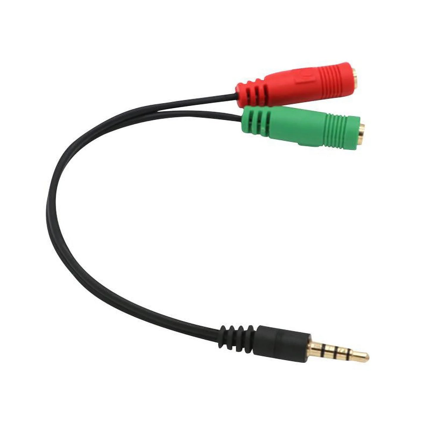 35MM-F-2Y Audio Cable 3.5mm Audio Jack Splitter Black New