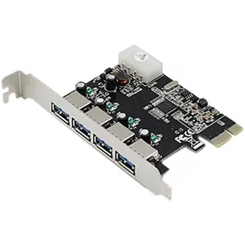 Addon USB Card Quad USB 3.0 PCIe x1 HBA New