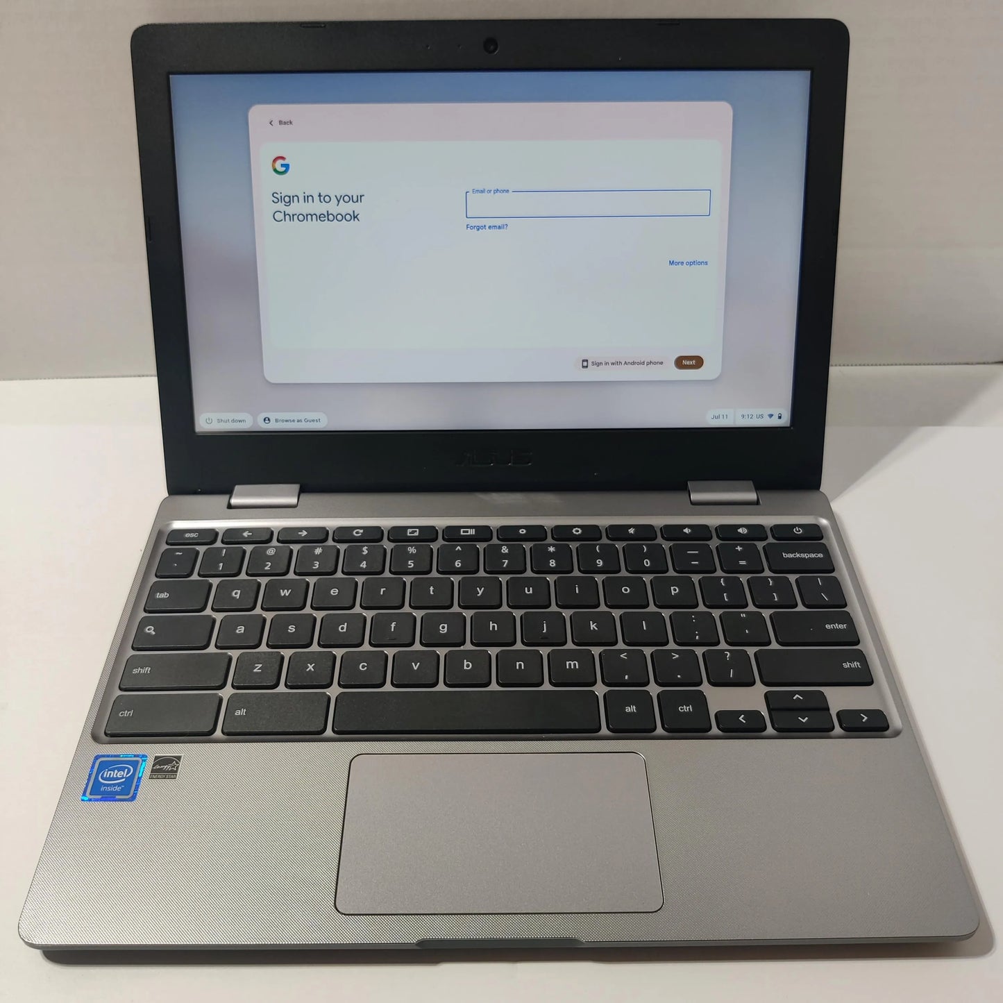 Asus C223NA-DH02-GR 11.6" Chromebook N3350 4GB 32GB Gray Used Excellent