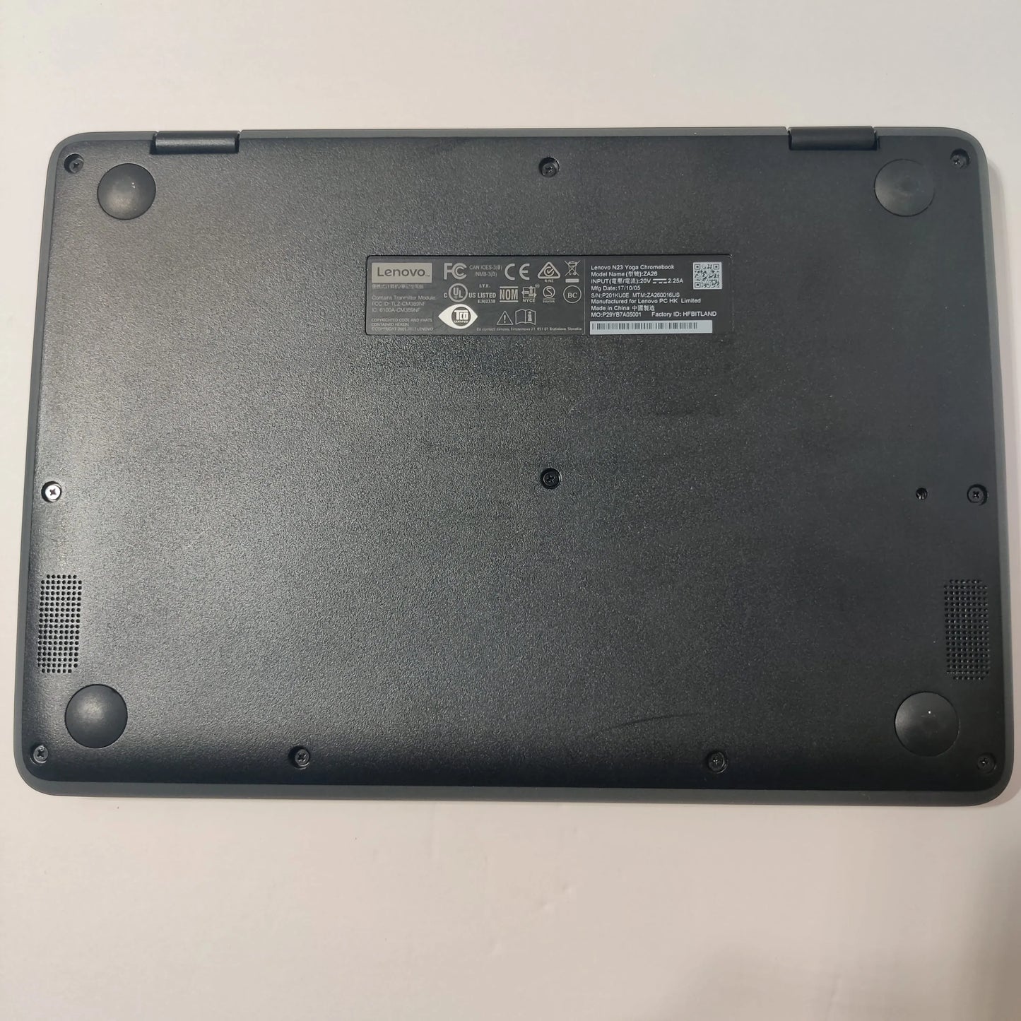 Lenovo N23 Yoga 11.6" Touchscreen 2 in 1 Chromebook MediaTek MT8173 4GB 32GB Black, Used Excellent
