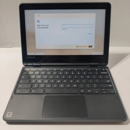 Lenovo N23 Yoga 11.6" Touchscreen 2 in 1 Chromebook MediaTek MT8173 4GB 32GB Black, Used Excellent