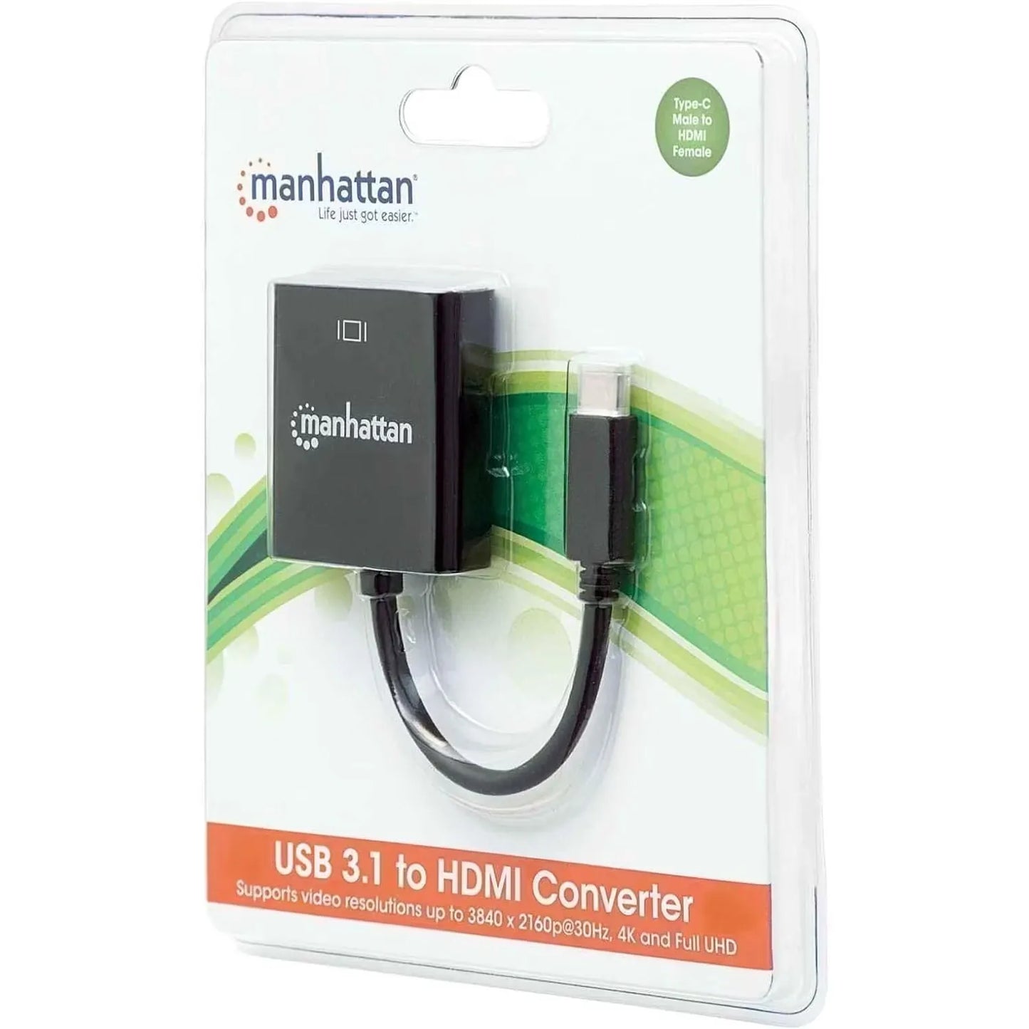 Manhattan 151788 USB 3.1 to HDMI Graphics Adapter Black