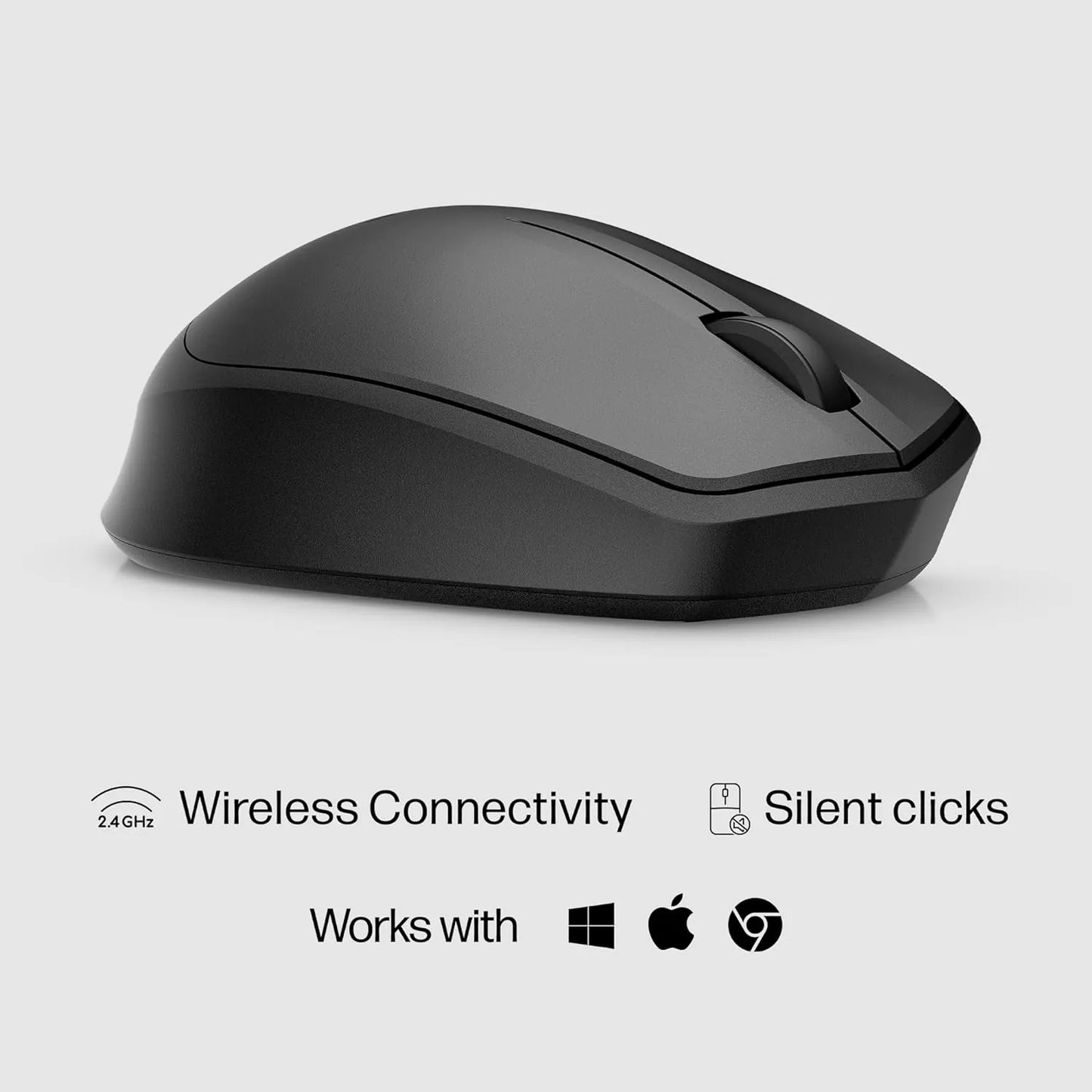 HP 280 Mouse Silent Wireless Mouse Black New