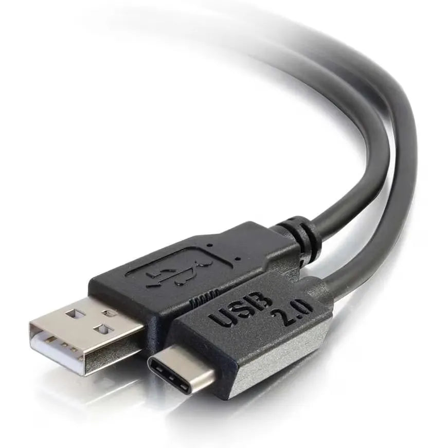 C2G 28871 6FT USB 2.0 USB-C to USB-A Cable M/M Black