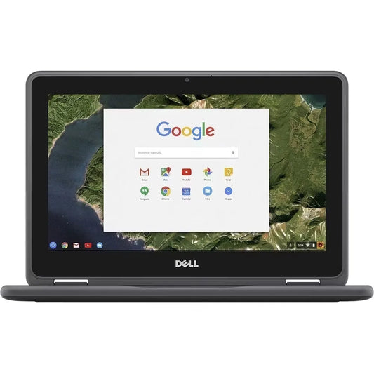 Dell 3189 11.6" Touchscreen 2 in 1 Chromebook Celeron N3060 4GB 16GB Black