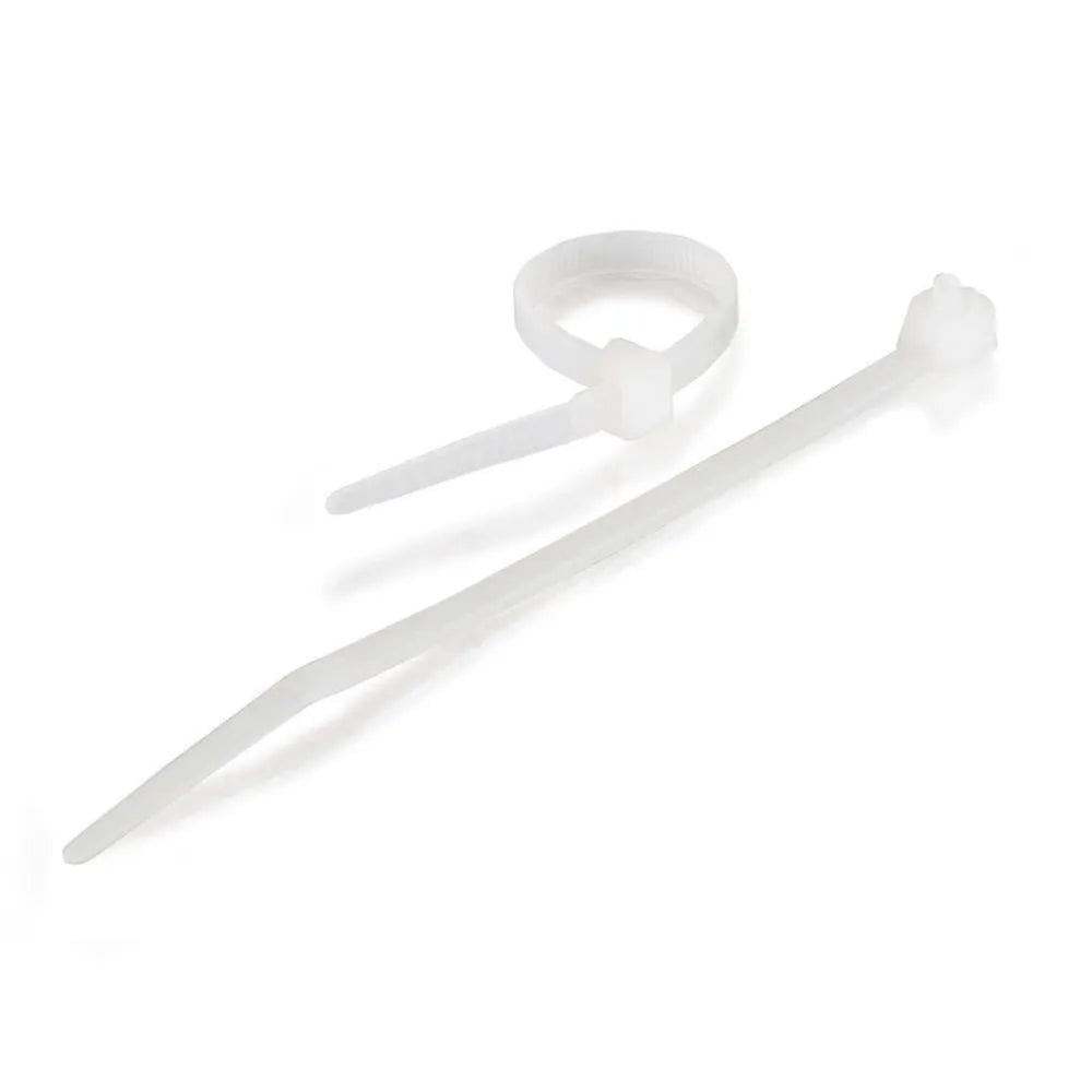 C2G 43032 4-inch Cable Tie Wraps 100 Pack White White