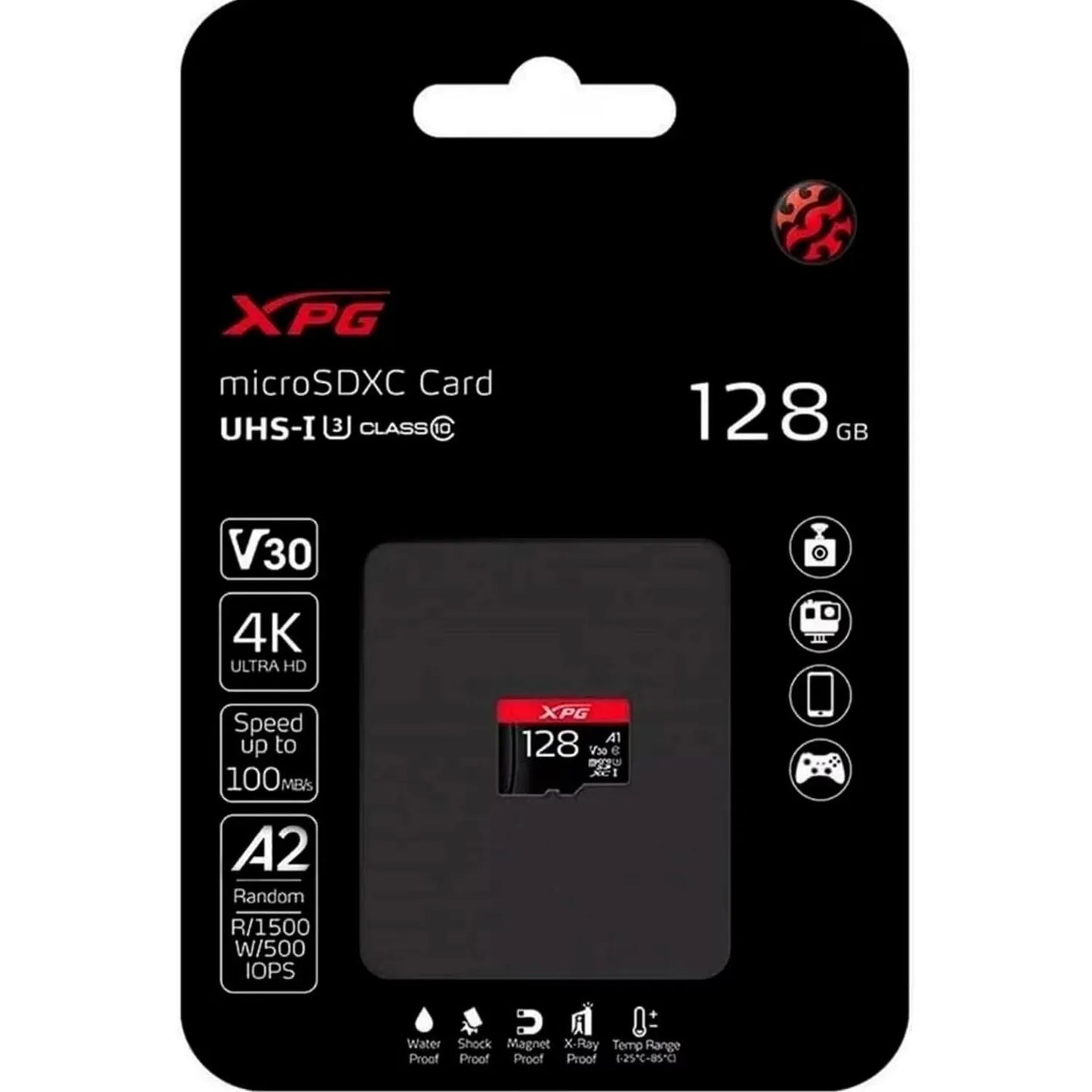 ADATA XPG microSDXC 128GB UHS-I U3 Class 10 Instant Game-ification 128GB