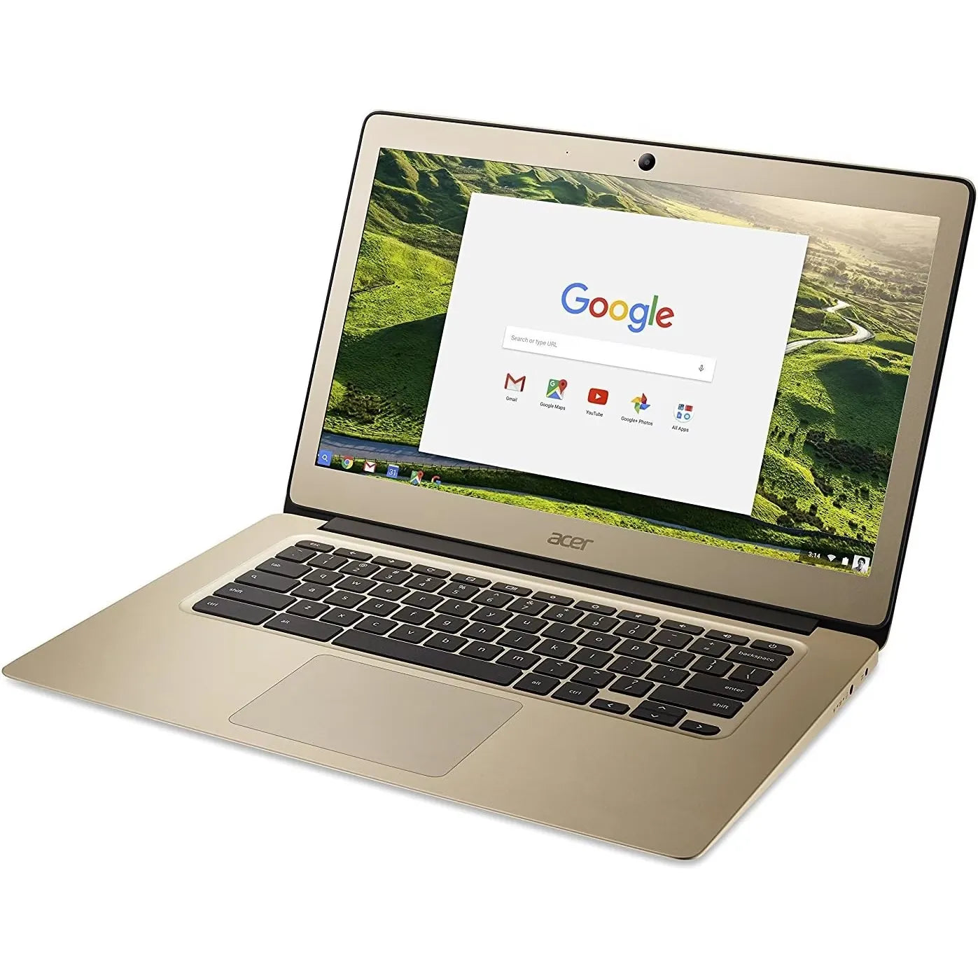 Acer CB3 431 14" Chromebook Celeron N3160 4GB 32GB Gold