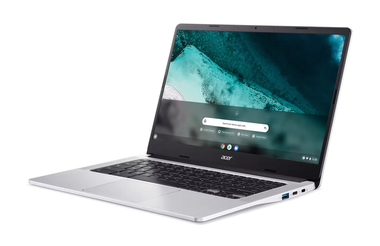 Acer CB314 3HT 14" Touchscreen Chromebook N4500 4GB 128GB Silver