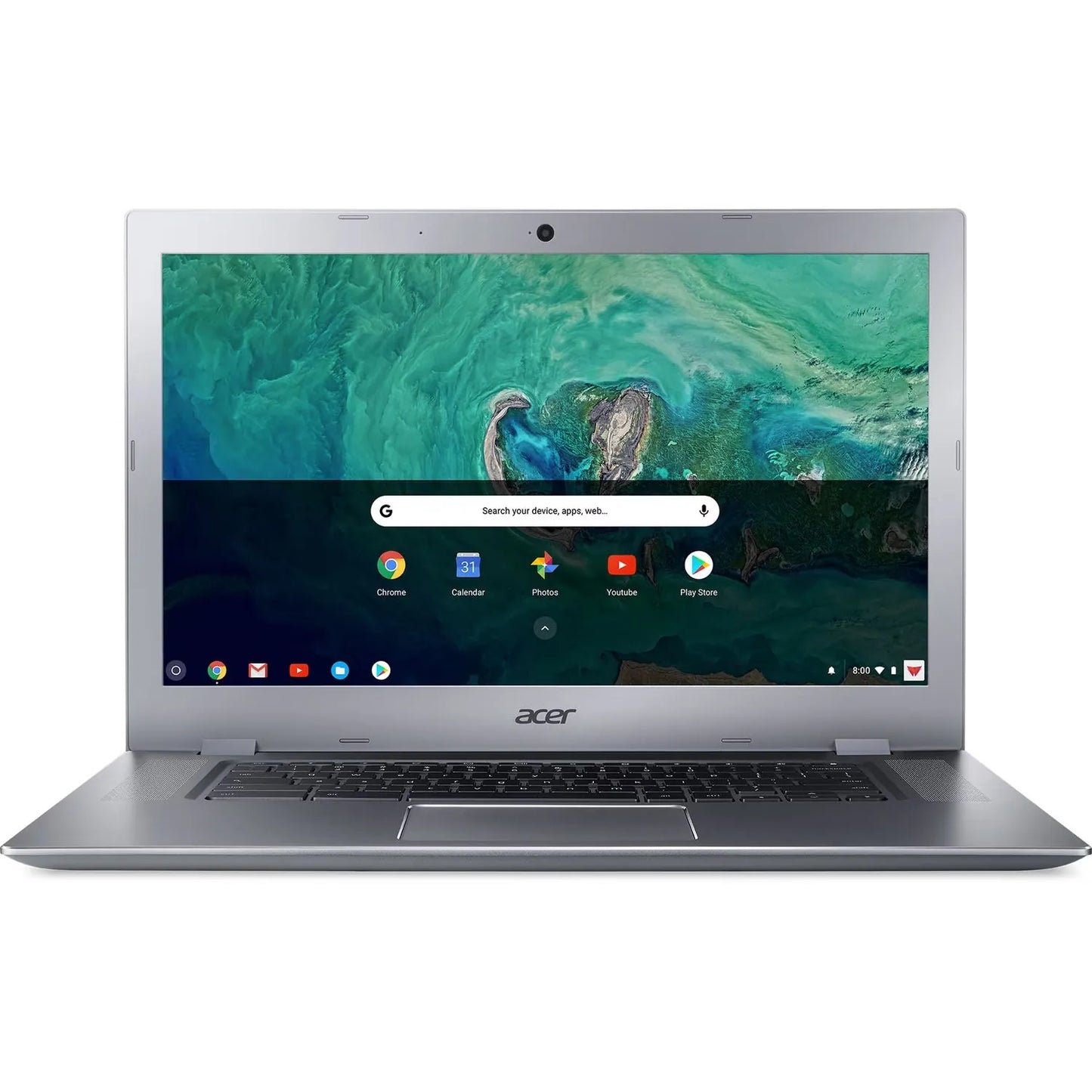 Acer CB315 1HT 15.6" Touchscreen Chromebook Celeron N3350 4GB 32GB Gray