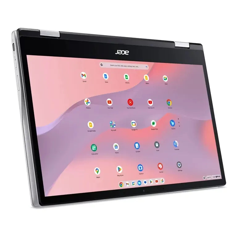 Acer CP513 1H 13.3" Touchscreen 2 in 1 Chromebook Qualcomm Snapdragon SC7180 4GB 64GB Silver