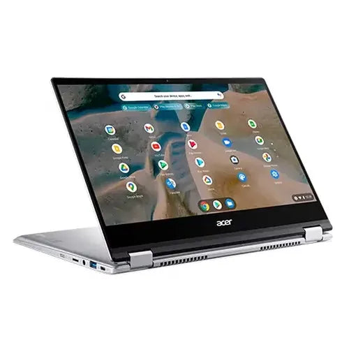 Acer Spin CP514 1H 14" Touchscreen 2 in 1 Chromebook Ryzen 3 3250c 4GB 64GB Pure Silver