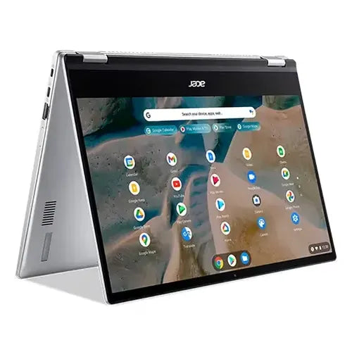 Acer Spin CP514 1H 14" Touchscreen 2 in 1 Chromebook Ryzen 3 3250c 4GB 64GB Pure Silver