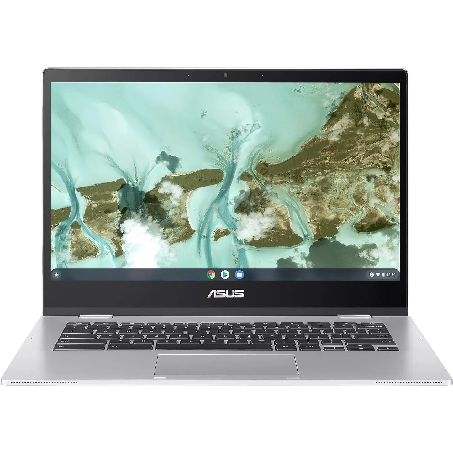 Asus CX1 14" Chromebook Celeron N3350 4GB 32GB Transparent Silver