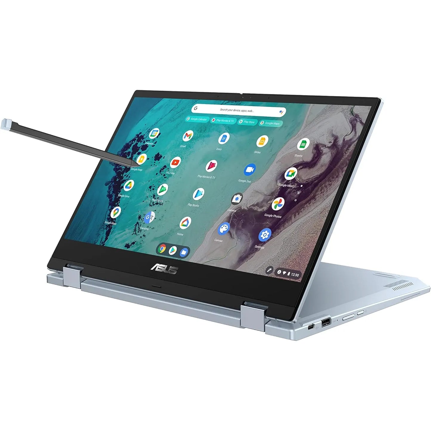 Asus Flip CX3 14" Touchscreen 2 in 1 Chromebook i7-1160G7 16GB 512GB SSD [AI Blue]Gray