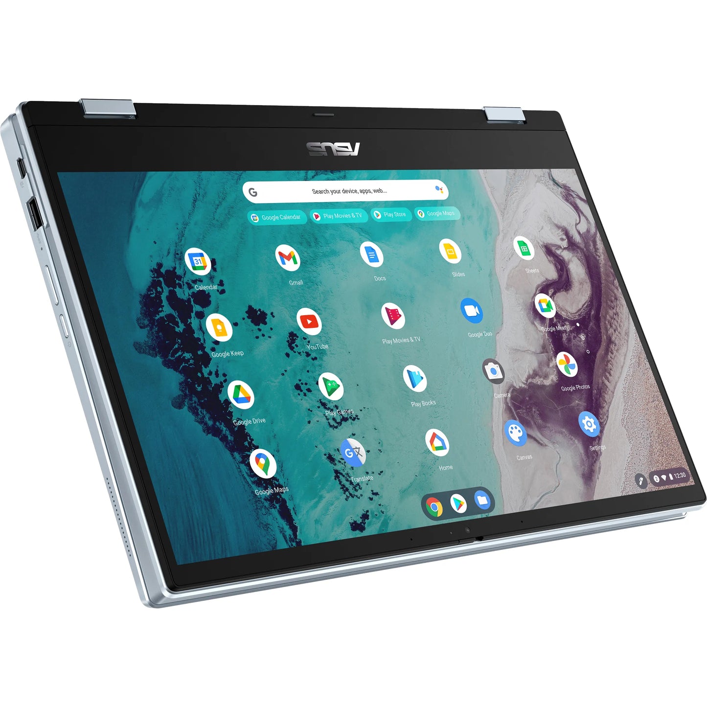 Asus Flip CX3 14" Touchscreen 2 in 1 Chromebook i7-1160G7 16GB 512GB SSD [AI Blue]Gray