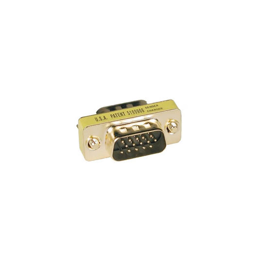 Tripp-Lite Compact Gold VGA Gender Changer M/M