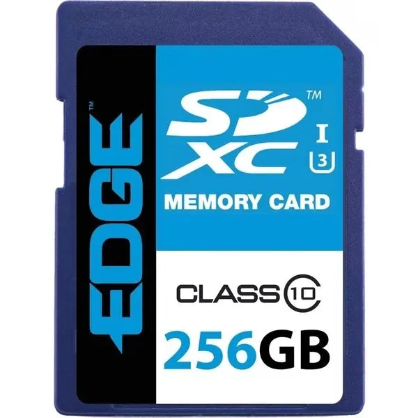 Edge 256GB SDXC Class 10 (UHS-I U3) Memory Card