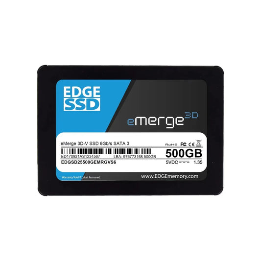 Edge 500GB 2.5 eMerge 3D-V SSD - SATA 6Gb/s