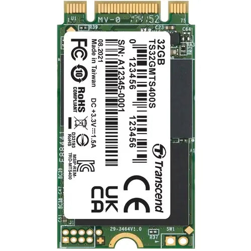 Transcend SATA III 6Gb/s 42mm M.2 SSD 32GB 2242 32GB