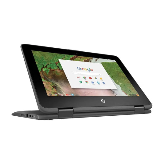 HP x360 G1 EE 11.6" Touchscreen 2 in 1 Chromebook Celeron N3350 4GB 32GB Dark Gray