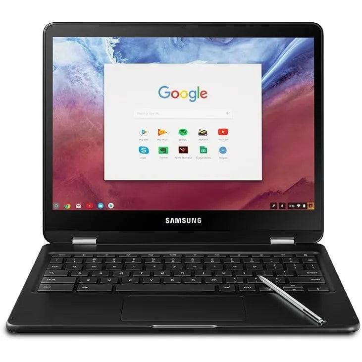 Samsung Pro XE510C24 12.3" Touchscreen 2 in 1 Chromebook Core m3-6Y30 4GB 64GB Black