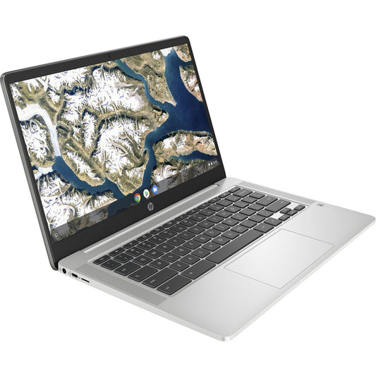 HP 14a-na0037nr 14" Touchscreen Chromebook, Intel Celeron N4020, 4GB, 64GB, Chrome OS, 9JU02UA