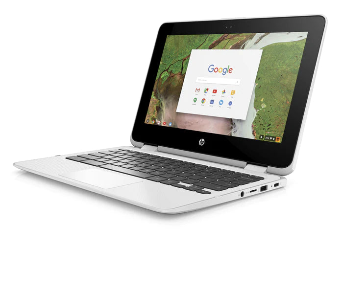 HP x360 11-ae091wm 11.6" HD Touchscreen 2 in 1 Chromebook, Intel Celeron N3350, 4GB, 64GB, Chrome OS, 4FG31UA