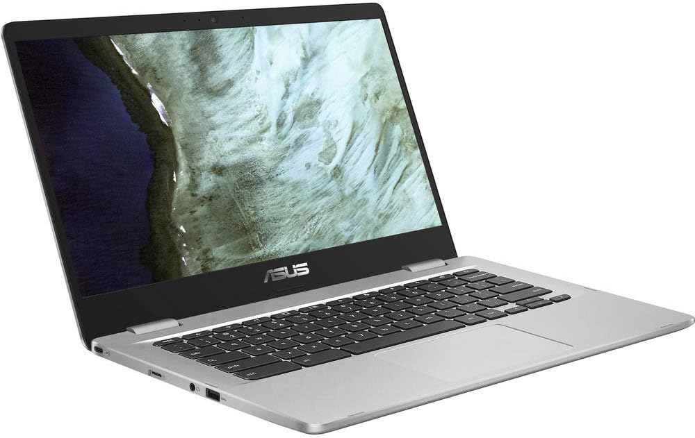 ASUS C432 14" HD Nano-Edge Chromebook, Intel Celeron N3350, 4GB, 32GB, Chrome OS, C423NA-WB04