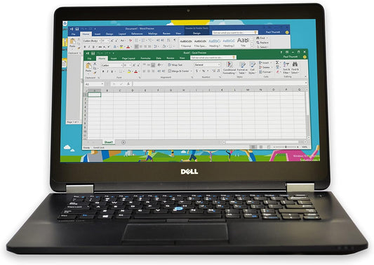 Dell E7470 14" QHD Touchscreen Laptop, Intel Core i7-6600u, 8GB, 256GB SSD, Windows 10 Pro, E7470-i78G256G-QHD
