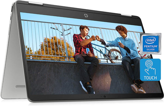 HP x360 14a-ca0190wm 14" Touchscreen 2 in 1 Chromebook, Intel Celeron N4020, 4GB, 64GB eMMC, Chrome OS, 482Z0UA