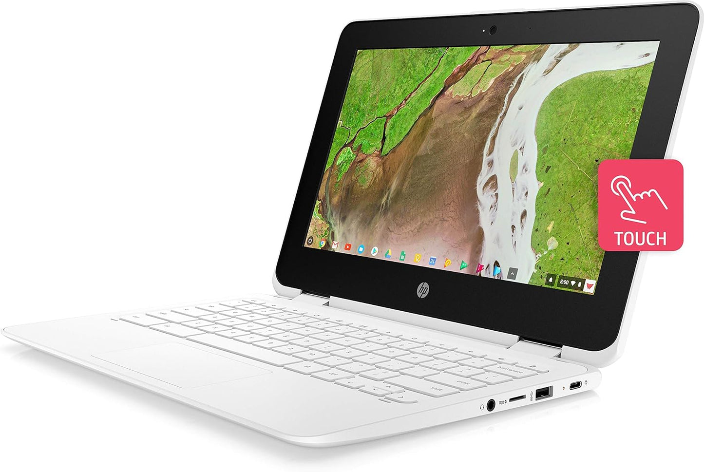 HP x360 11-ae131nr 11.6" HD IPS Touchscreen 2 in 1 Chromebook, Intel Celeron N3350, 4GB, 32GB, Chrome OS, 4WJ63UA