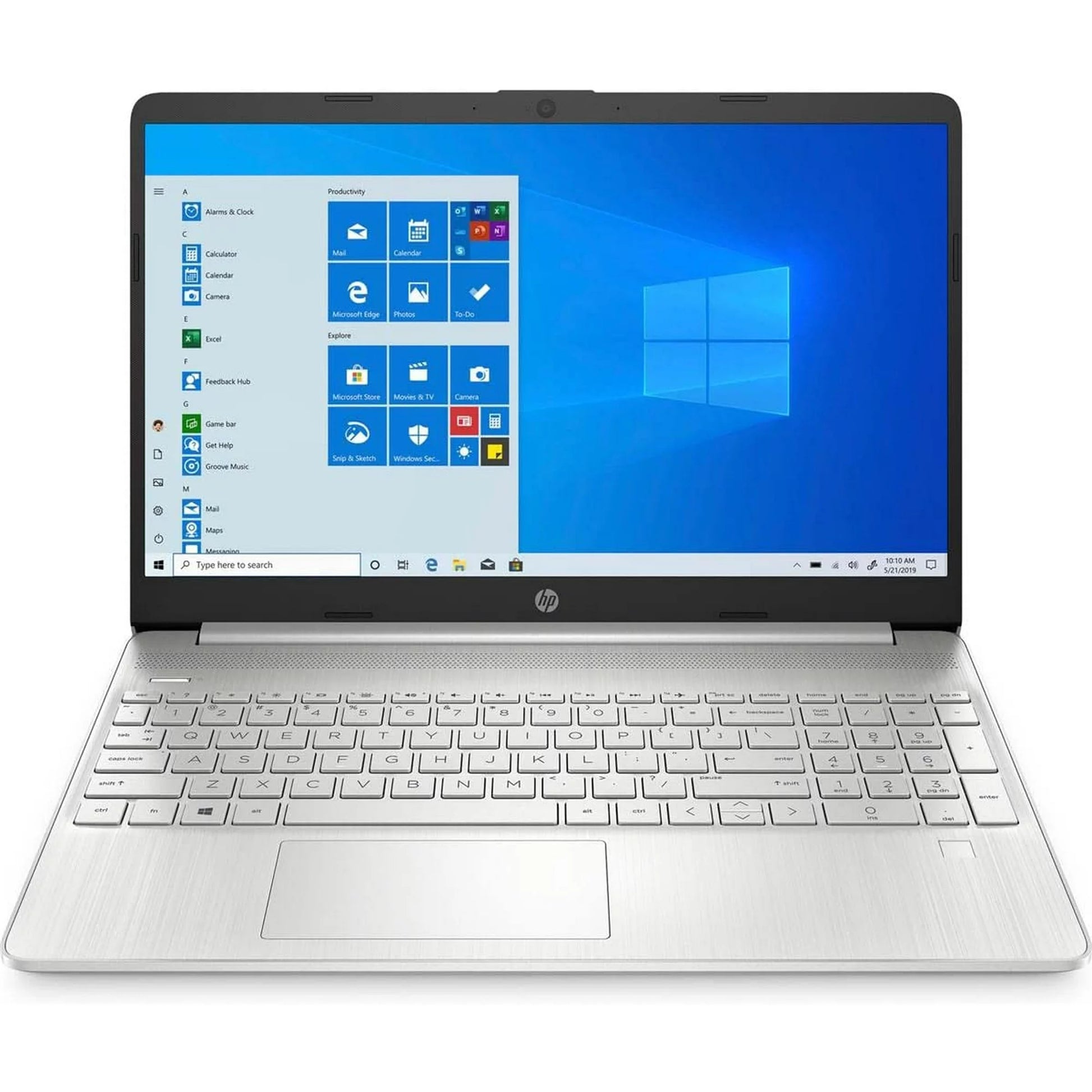 HP 15-dy0025ds 15.6" HD Laptop, Intel Celeron 4020, 4GB, 128GB SSD, Windows, 43N39UA